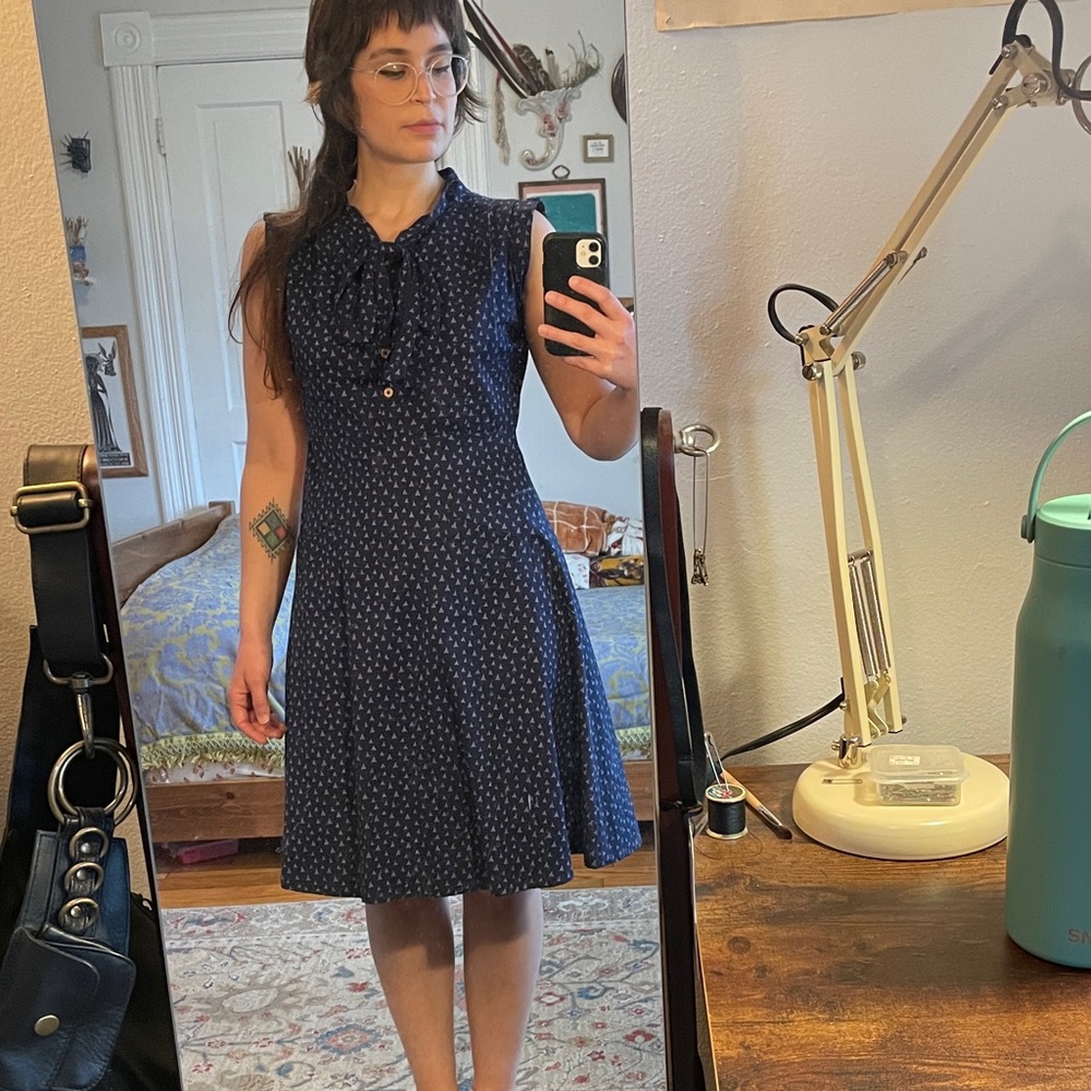 Mata Traders A-line fair trade cotton dress